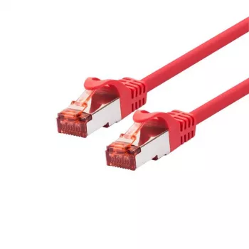 Cabo de rede LOGON TCF66F300R RJ-45 Cat6a 30 m vermelho
