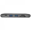 Dock USB-C – 4K HDMI, VGA, USB 3.2 Gen 1, hub USB-A/C, Gigabit Ethernet, slots para cartões de memória, carregamento PD 100 W