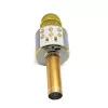 Microfone MANTA MIC10-G dourado cardioide portátil — condensador cardioide, design de mão