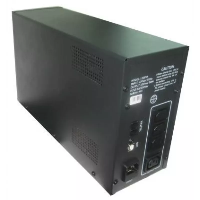 UPS Gembird UPS-PC-1202AP Line-Interactive 1,2 kVA 720 W 4 tomadas