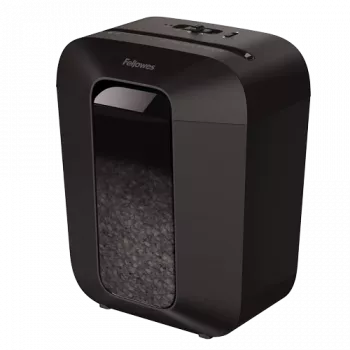 Destruidora de documentos Fellowes Powershred LX41 corte em partículas preta