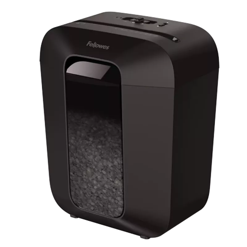 Destruidora de documentos Fellowes Powershred LX41 corte em partículas preta