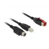 Cabo USB DeLOCK 85489 USB 2.0 3 m USB B preto