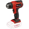 Pistola de ar quente a bateria Power X-Change TE-HA 18 Li-Solo, 18 Volt, soprador de ar quente vermelho/preto, sem bateria e carregador