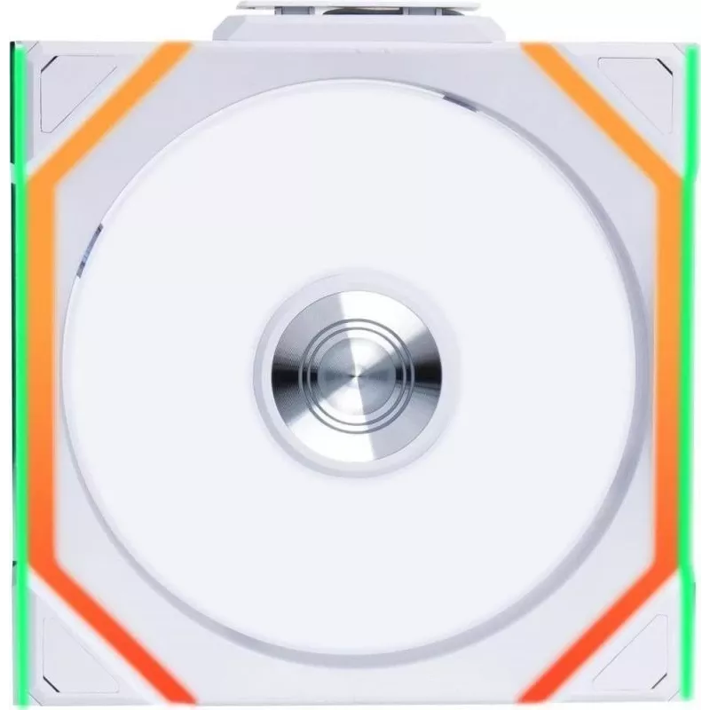 Ventoinha Lian Li UNI FAN SL-INF Wireless ARGB PWM 120mm — branco, sistema de ventoinhas modular magnético