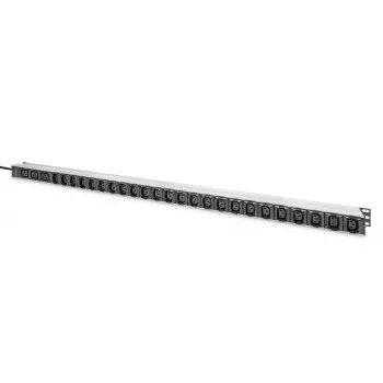 PDU IT básica Digitus monofásica 16A 24 x C13 3 x C19 cabo 3m