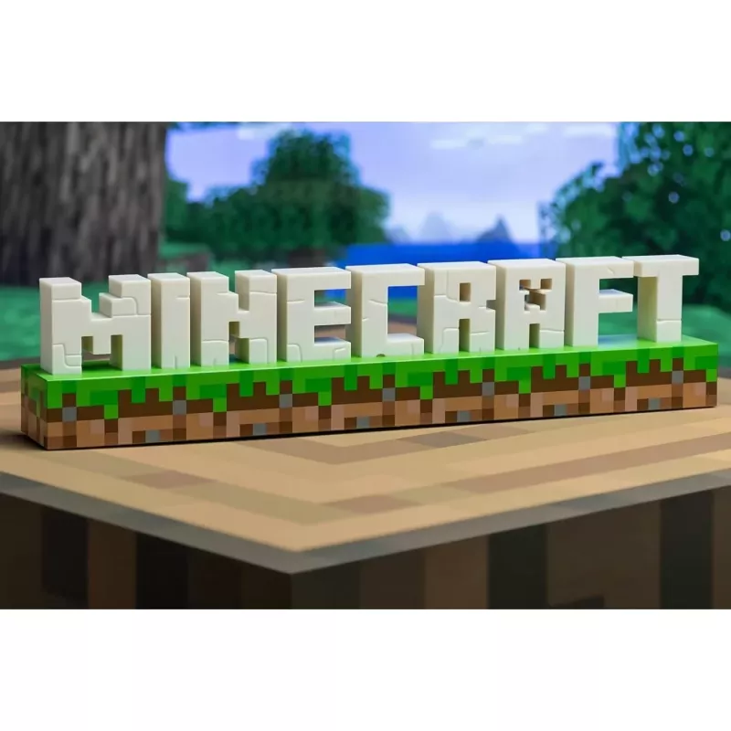 Luz Paladone Minecraft Logo