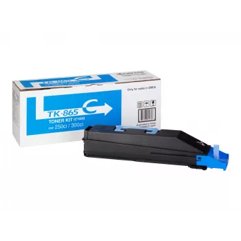 Cartucho de toner KYOCERA TK-865C 1 unid. original ciano