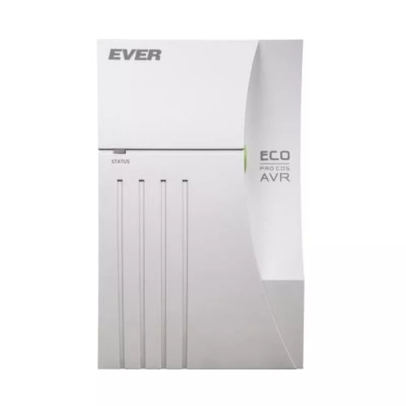 Ever ECO Pro 1200 AVR CDS UPS line-interactive, 1,2 kVA / 780 W, 2 tomadas Schuko, torre