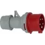 Ficha elétrica de força Brennenstuhl 1081030020 cinzento vermelho 5P 16A 400V