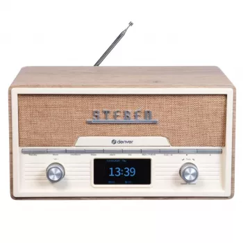 Leitor de CD pessoal Denver MDA-525LW madeira 10 W DAB+ FM