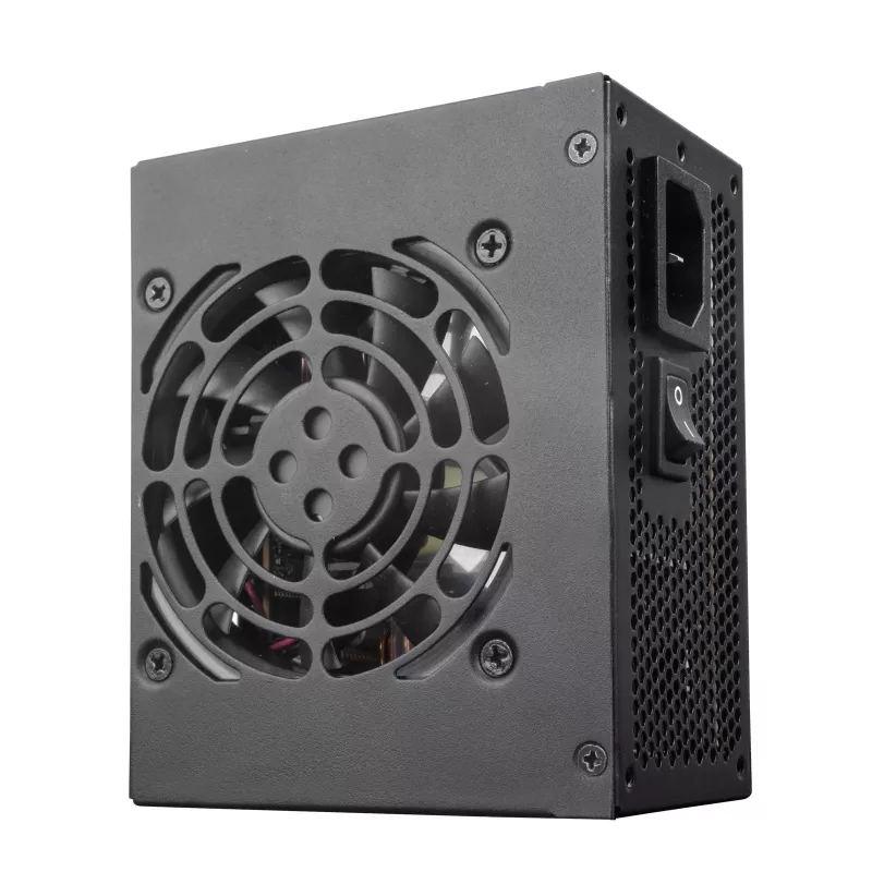 SilverStone SST-SX450-B - fonte de alimentação (interna) - ATX12V 2.4/ SFX12V - 80 PLUS Bronze - AC 90-265 V - 450 Watt - PFC ativo - preto