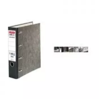 Caderno de argolas Herlitz 5190806 A4 preto