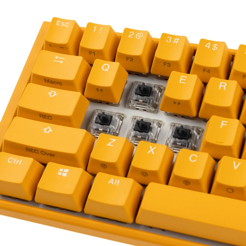 Teclado Ducky One 3 Mini amarelo, Gaming, USB, QWERTY, US English