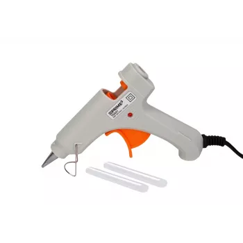 Pistola de cola quente PRIME3 TGG21 — 20W, temperatura ajustável para trabalhos manuais e reparações