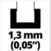 Einhell 4500332 sabre de substituição para motosserra, 40 cm, 1,3 mm, para GH-EC 2040 / GE-EC 2240
