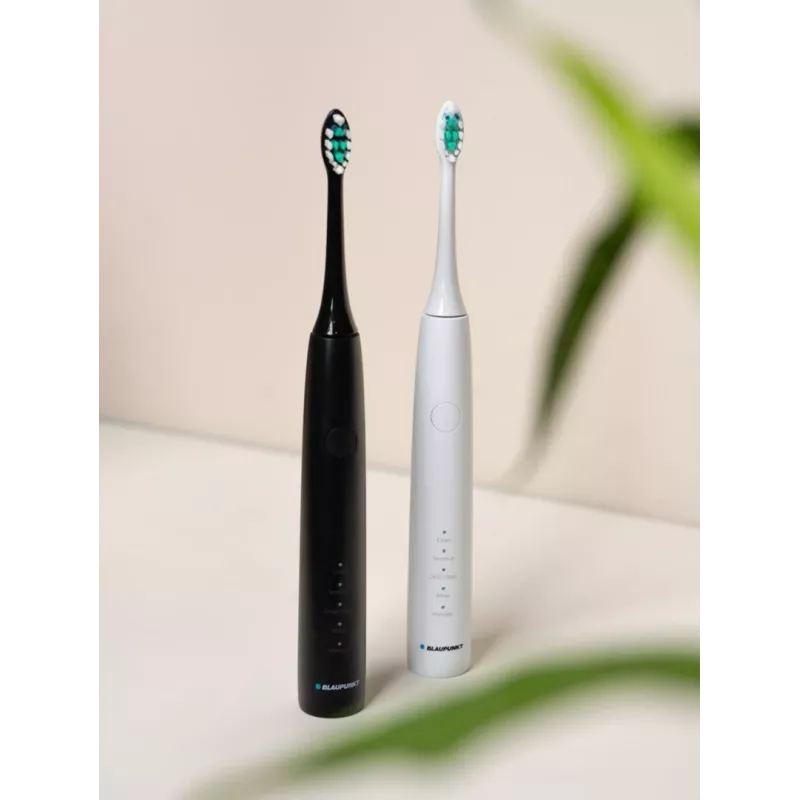 Conjunto de escovas de dentes sónicas BLAUPUNKT DTS201SET — 2 cabos, 6 cabeças de escova, 36.000 movimentos/min., 5 modos, iões de lítio recarregável