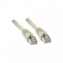 Cabo patch Wentronic Goobay CAT 5e, SF/UTP, cinzento, 10 m - mistura de cobre CCA (50149)
