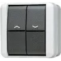 Interruptor de tecla cego JUNG 839VW WG800 IP44 botão 1 polo 839VW (839VW)