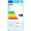 Forno de encastrar SIMFER 4207DERSP.1 — 47 L, multifunções, botões manuais pop-up, preto, 59,5×45 cm