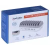 Estação de carregamento Manhattan, 10x portas: 3x USB-C (até 18W PD) e 7x USB-A (até 12W), 120W de saída total, branco/cinzento, garantia de três anos