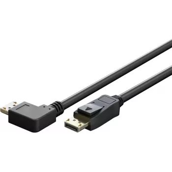 Cabo DisplayPort WENTRONIC 77054 – DisplayPort 1.4, 54 Gbit/s, até 8K, 144 Hz