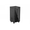 Armário rack autónomo LANBERG FF01-6624-12BL 24U 19 polegadas 600×600 mm, IP20, 1200 kg, preto