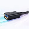 Adaptador de extensão USB 3.0 UGREEN 10368B — USB-A fêmea para USB-A macho, 1 m, preto