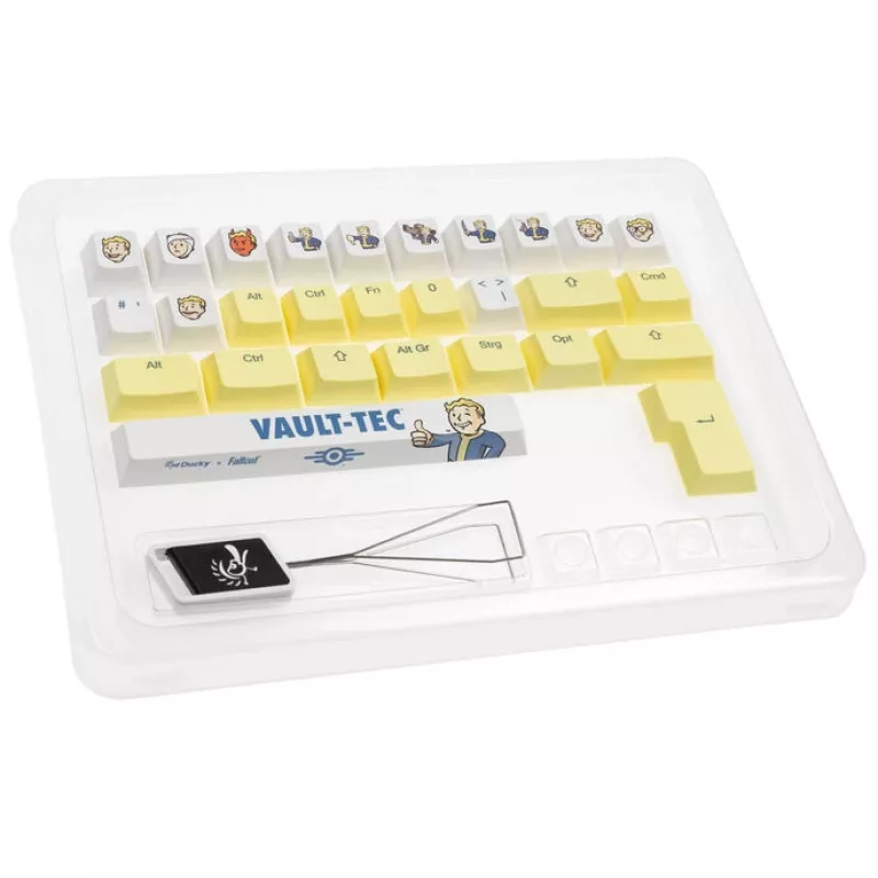 Conjunto de teclas Ducky Ducky x Fallout DCA132-USVAUCHPH1 132 unid. Perfil ANSI