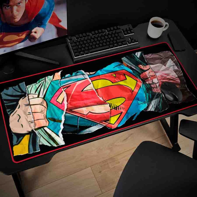 Tapete de rato gaming Subsonic XXL Supermans Chest