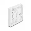 Tomada de ligação de fibra ótica DeLOCK 2 x SC simplex LC duplex branca