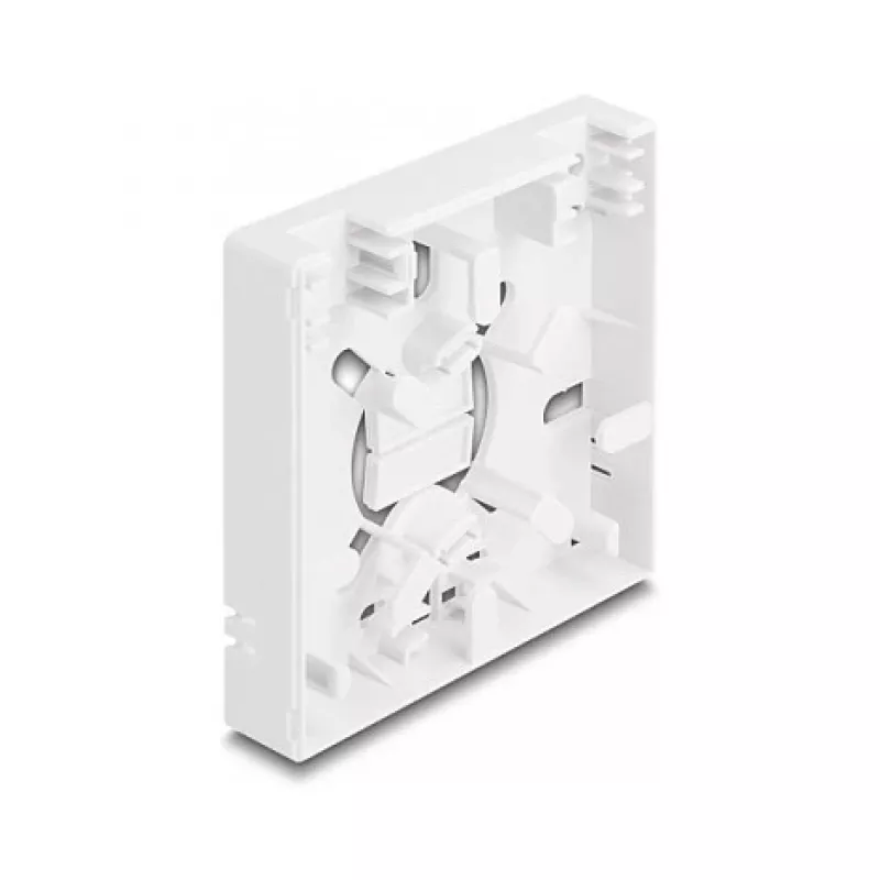 Tomada de ligação de fibra ótica DeLOCK 2 x SC simplex LC duplex branca
