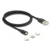 Cabo USB DeLOCK 88165 1 m USB A preto
