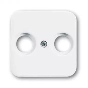 Busch-Jaeger Reflex SI 2531-214 placa central para tomada de antena, 2 vias, branco alpino