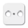 Busch-Jaeger Reflex SI 2531-214 placa central para tomada de antena, 2 vias, branco alpino