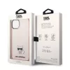 Karl Lagerfeld KLHCP14MCTRI iPhone 14 Plus / 15 Plus 6.7 capa rígida rosa / rosa transparente Choupette Body