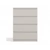 Cómoda Top e Shop MALWA M4, 4 gavetas, caxemira, 700×970×400 mm, laminado