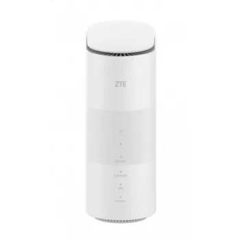 Router ZTE MC888B 5G Dualband Wi‑Fi 6, slot SIM, Gigabit Ethernet, 2 portas LAN, 1 WAN, 1000 MB armazenamento interno, preto