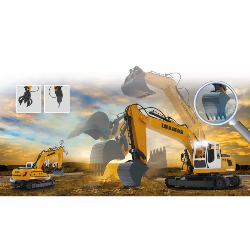 JAMARA Liebherr R936, escavadora, 1:20, 8 anos, 1,22 kg