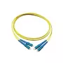 Cabo de fibra ótica duplex Patch monomodo SC / SC, 9/125, comprimento: 10 m, Good Connections® (LW-910SC)