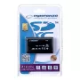 Leitor de cartões Esperanza EA117 preto USB 2.0