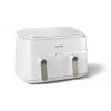 Fritadeira Philips série 3000 NA353/10 dupla 9 L de pé 2750 W fritadeira de ar quente prateado, branco