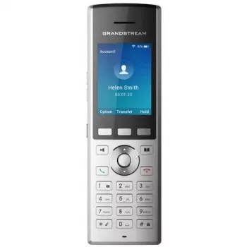 Telefone IP Grandstream Networks WP820 preto prateado