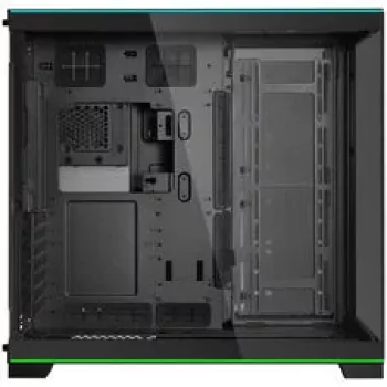 Bundle de caixa de PC Lian Li O11 Dynamic EVO RGB, Midi-Tower, ARGB, vidro temperado + 6x ventoinhas UNI FAN SL-INF Reverse Blade - preto