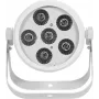Projetor LED PAR EUROLITE Silent Par 6 QCL Floor RGBW 6x4W — PAR de chão compacto com LEDs RGBW