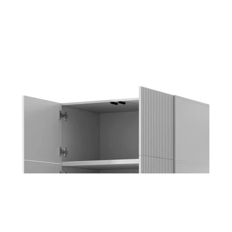 Roupeiro cama meble PAFOS 2D BASE 90×55,5×45 cm branco mate, 2 portas