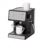 Jata JECA2525 máquina de café expresso, 20 bar, 850 W, depósito de água de 1,8 l, tubo de vapor, preta / aço inoxidável