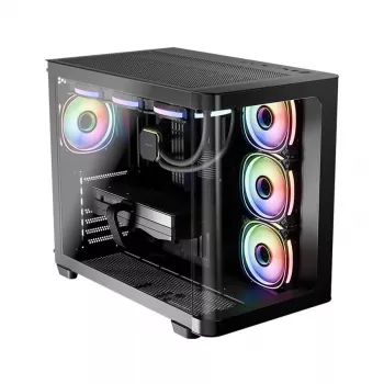 Caixa de computador LC-Power LC-8001B-ON Midi Tower Preto