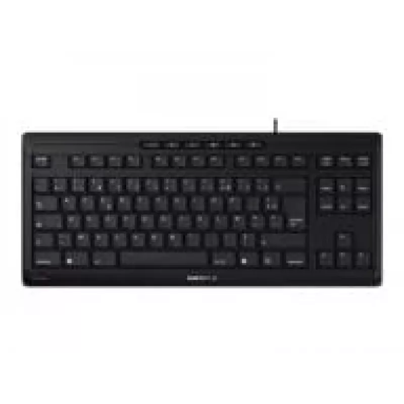 Teclado CHERRY STREAM TKL USB AZERTY francês preto com fio 94 teclas