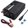 Carregador de baterias inteligente Qoltec Smart Monolith para baterias LiFePO4 AGM GEL SLA | 20A | 24V